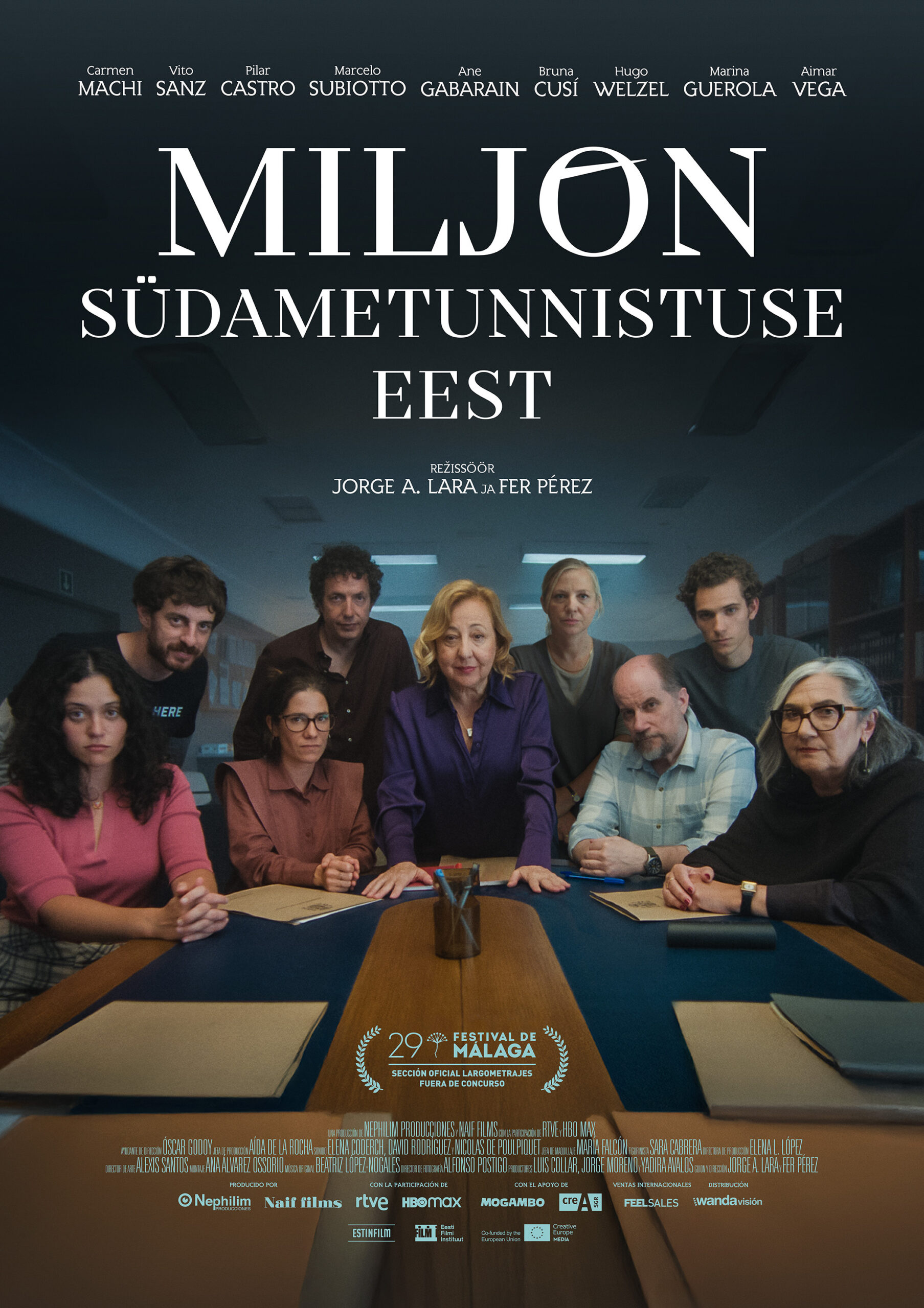Filmi „Miljon südametunnistuse eest“ Eesti plakat